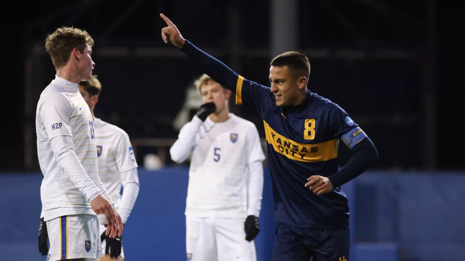 Kansas City Men's Soccer fell to No. 2 Pitt in the 93rd minute of the third round of the NCAA tournament. The Roos found the back of the net twice and forced the game to overtime with a corner kick goal, headed in by Guille Munoz in the 74th minute.