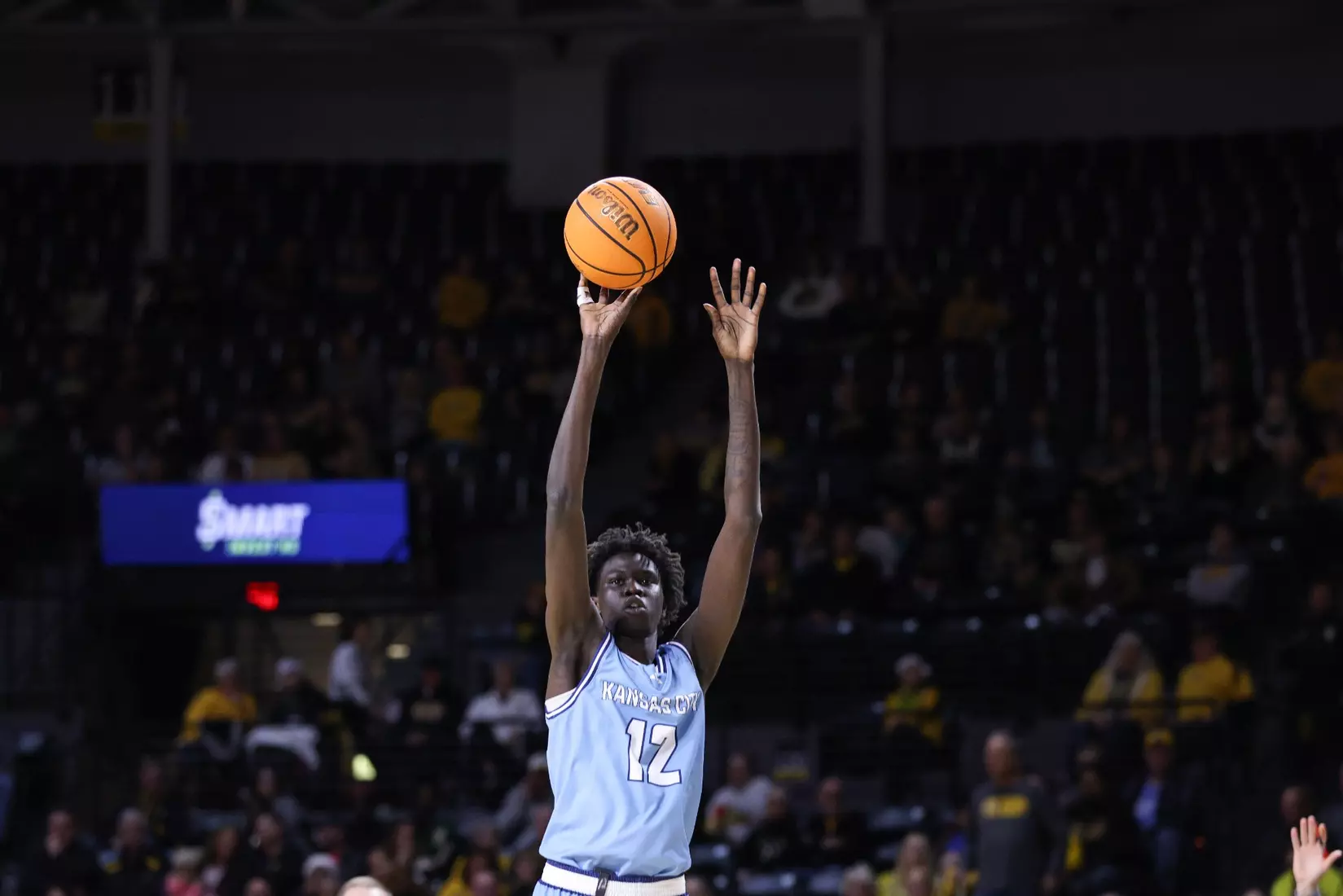 Kansas City Men's Basketball defeated Wichita State 74-64 in Wichita. The Roos were led by Babacar Diallo and Jamar Brown who combined for 35 points and scored 18 and 17 respectively.
