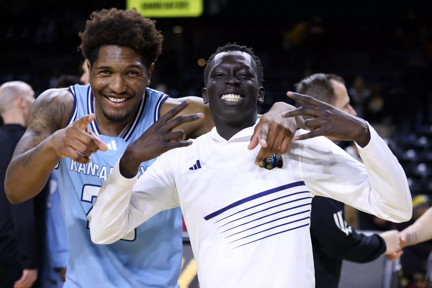 Kansas City Men's Basketball defeated Wichita State 74-64 in Wichita. The Roos were led by Babacar Diallo and Jamar Brown who combined for 35 points and scored 18 and 17 respectively.