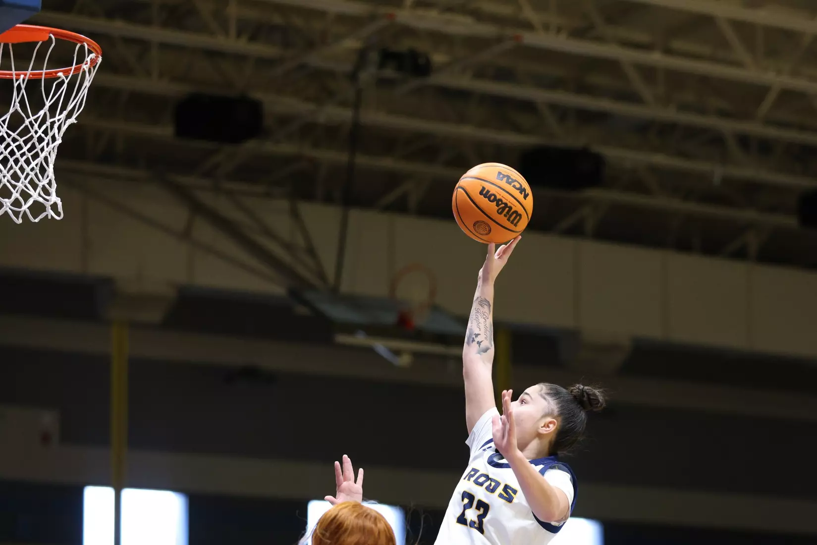 Kansas City Women's Basketball defeated Westminster 103-49 in its final game of non-conference play. Elauni Bennett earned her second double-double of the season, bringing down a team-high 21 rebounds and scoring 11 points.