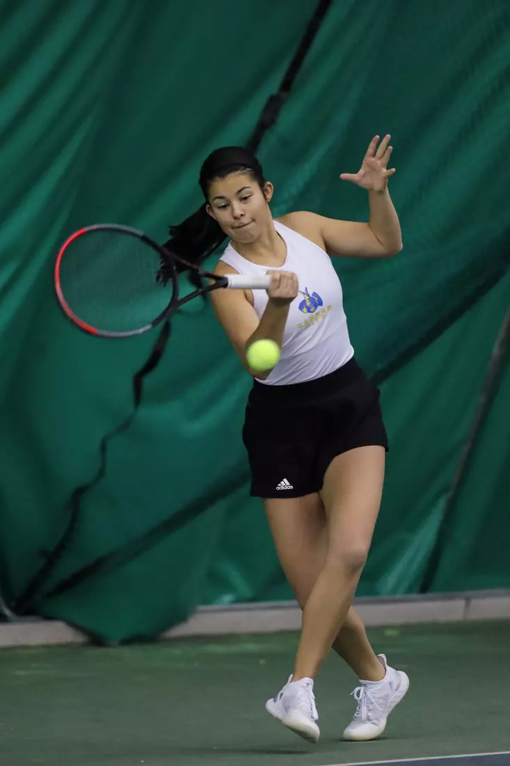 Kansas City Women's Tennis opened up the 2024 Spring Season with a convincing 7-0 win over St. Mary on Jan. 27, 2024.