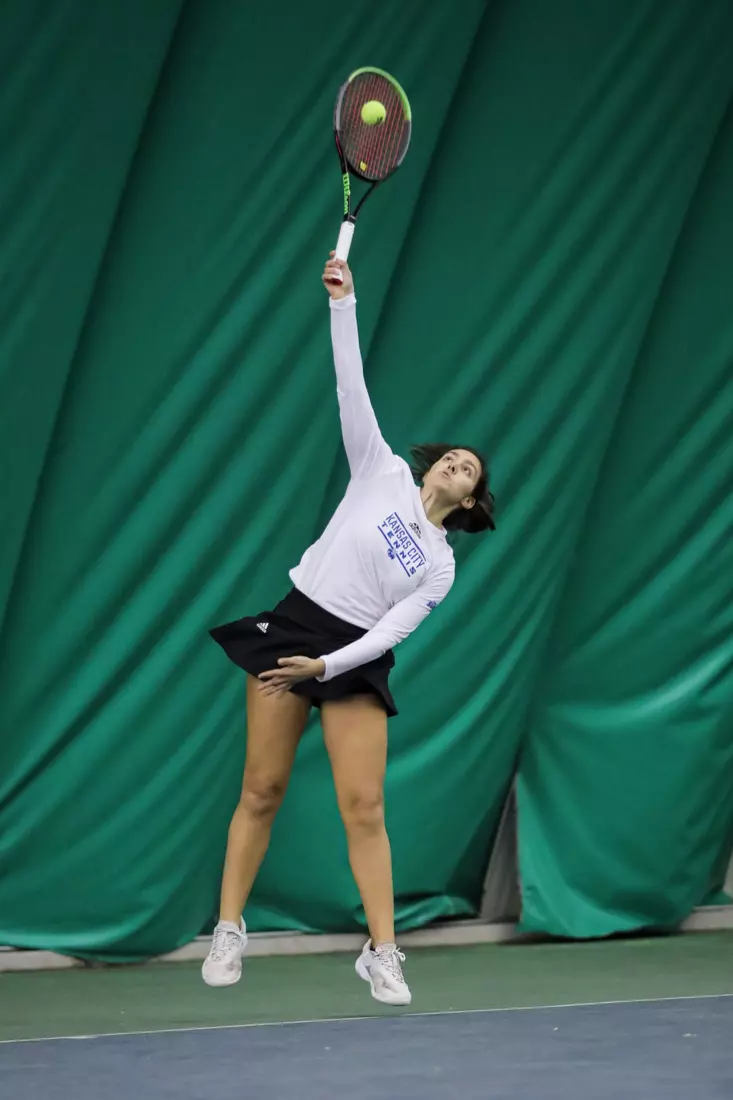 Kansas City Women's Tennis opened up the 2024 Spring Season with a convincing 7-0 win over St. Mary on Jan. 27, 2024.