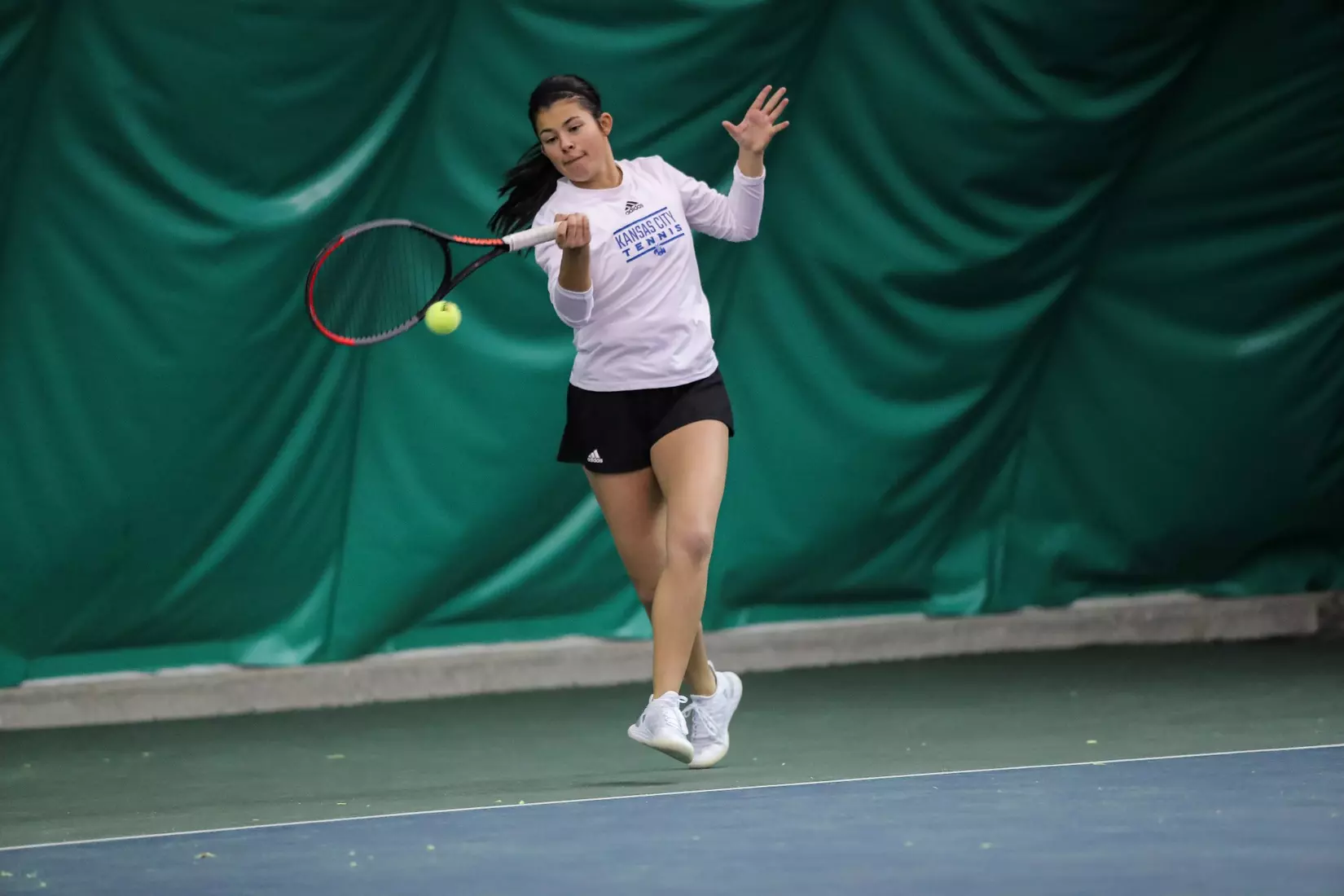 Kansas City Women's Tennis opened up the 2024 Spring Season with a convincing 7-0 win over St. Mary on Jan. 27, 2024.