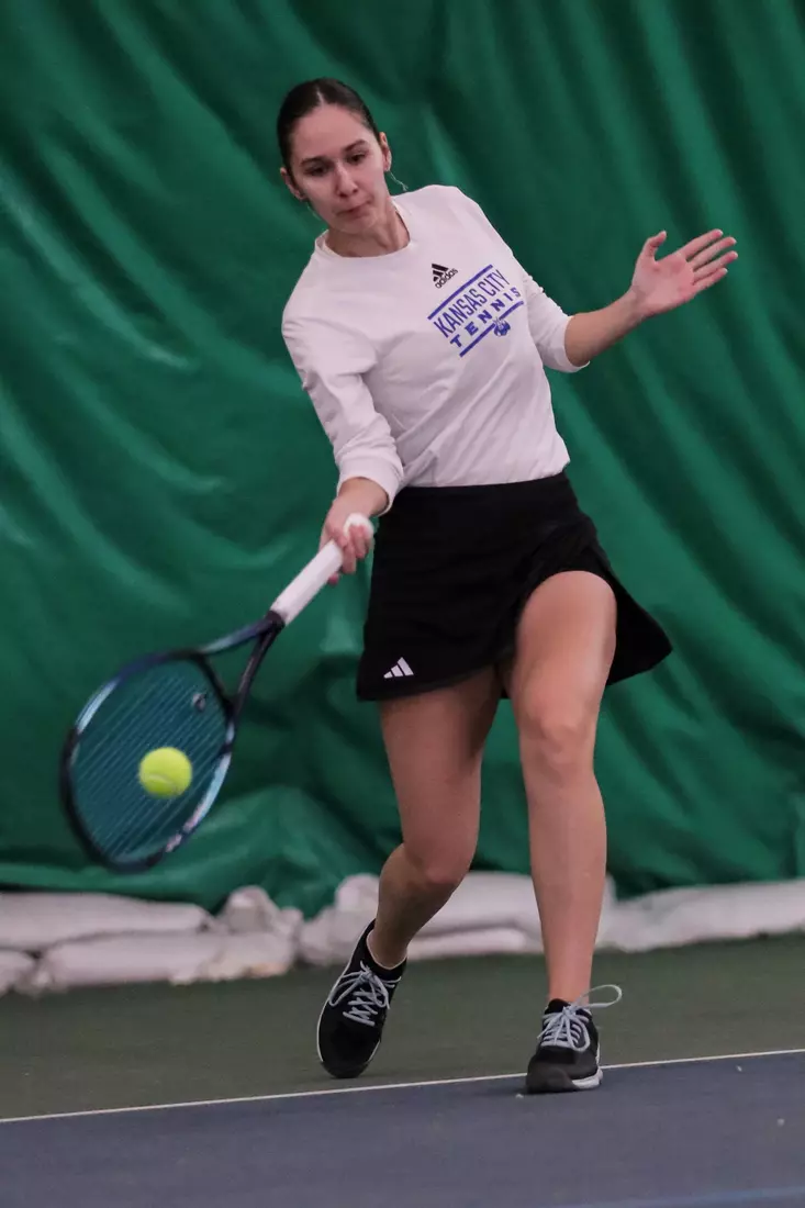 Kansas City Women's Tennis opened up the 2024 Spring Season with a convincing 7-0 win over St. Mary on Jan. 27, 2024.