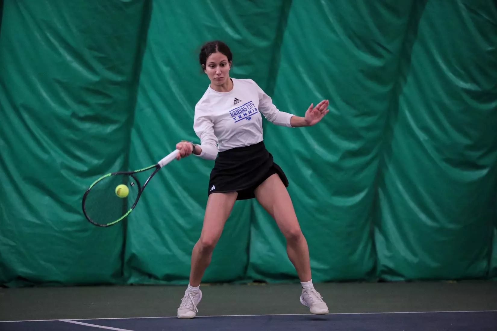 Kansas City Women's Tennis opened up the 2024 Spring Season with a convincing 7-0 win over St. Mary on Jan. 27, 2024.