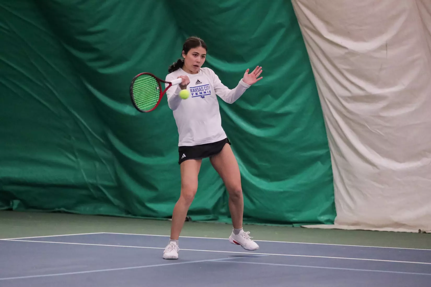 Kansas City Women's Tennis opened up the 2024 Spring Season with a convincing 7-0 win over St. Mary on Jan. 27, 2024.