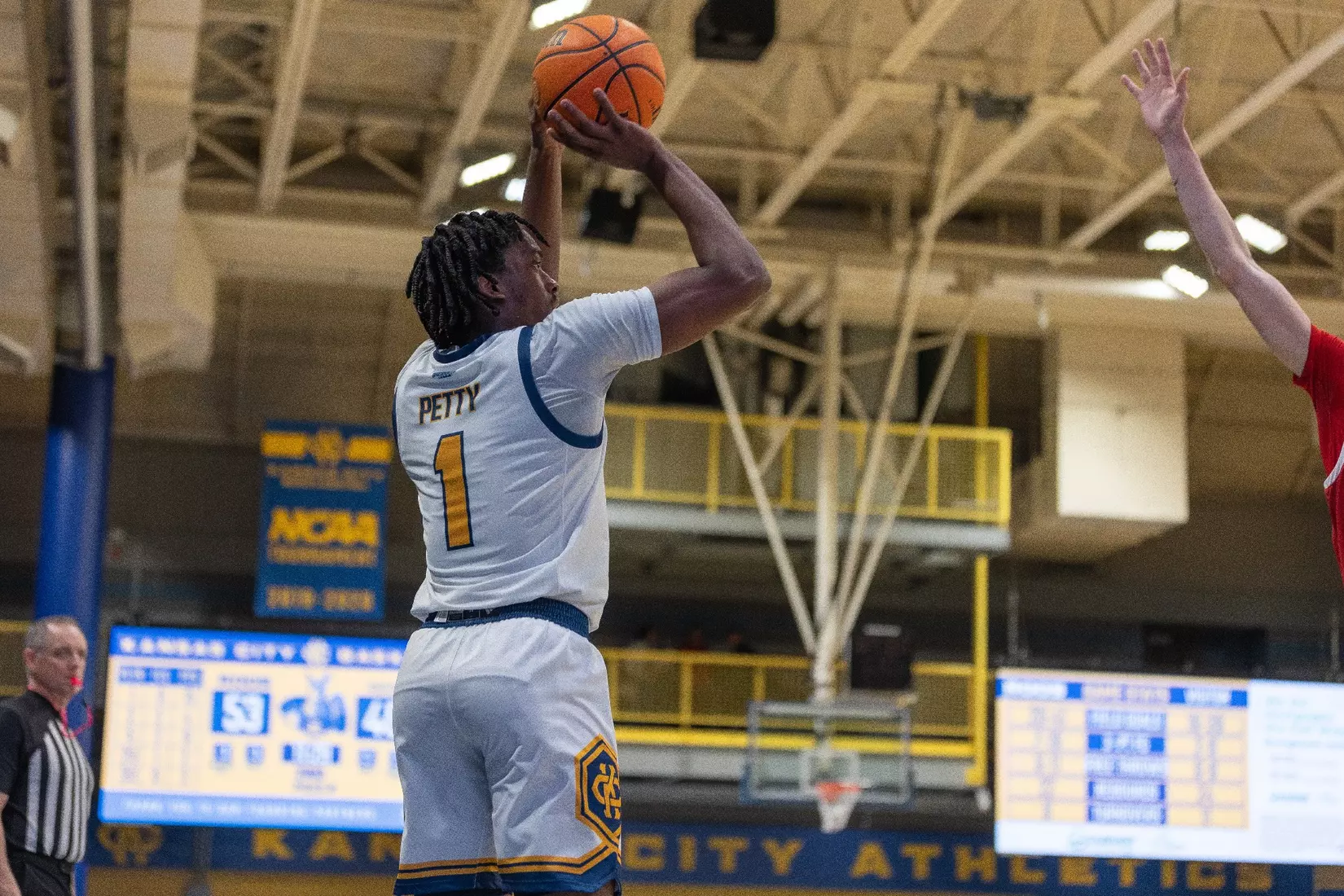 Kansas City Men’s Basketball used a career-high 21 points from Jayson Petty to blow past South Dakota, 81-57, on Jan. 27, 2024.