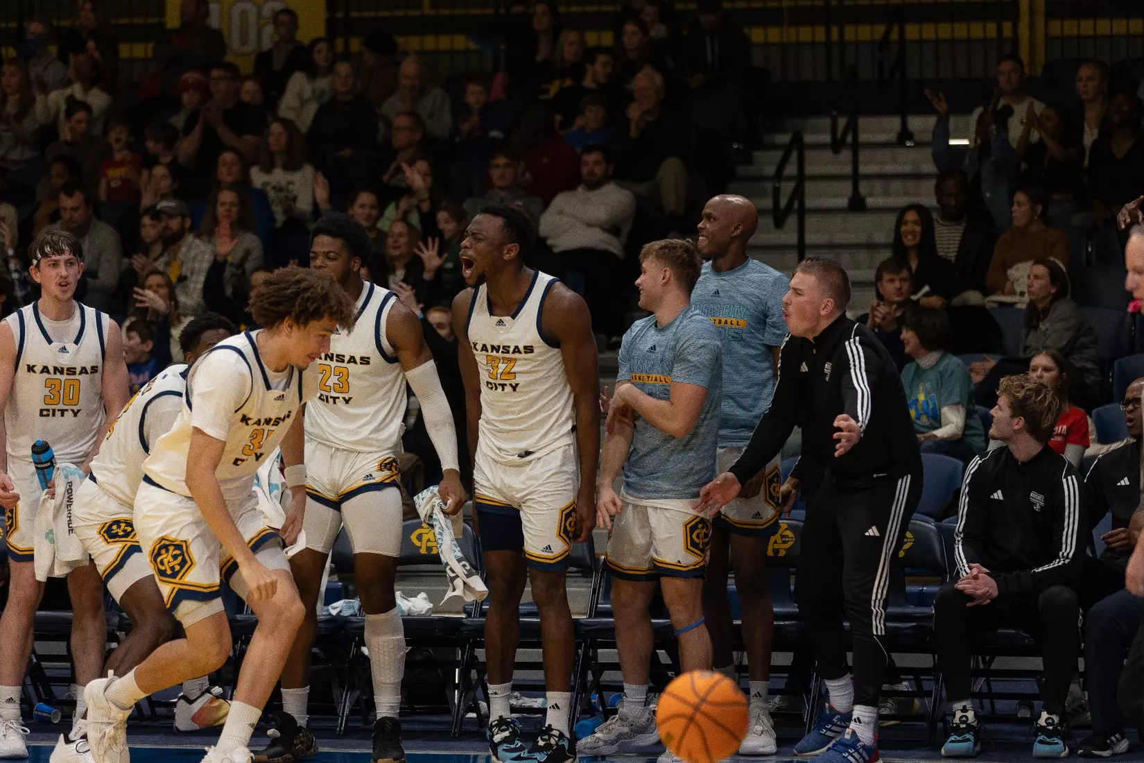 Kansas City Men’s Basketball used a career-high 21 points from Jayson Petty to blow past South Dakota, 81-57, on Jan. 27, 2024.