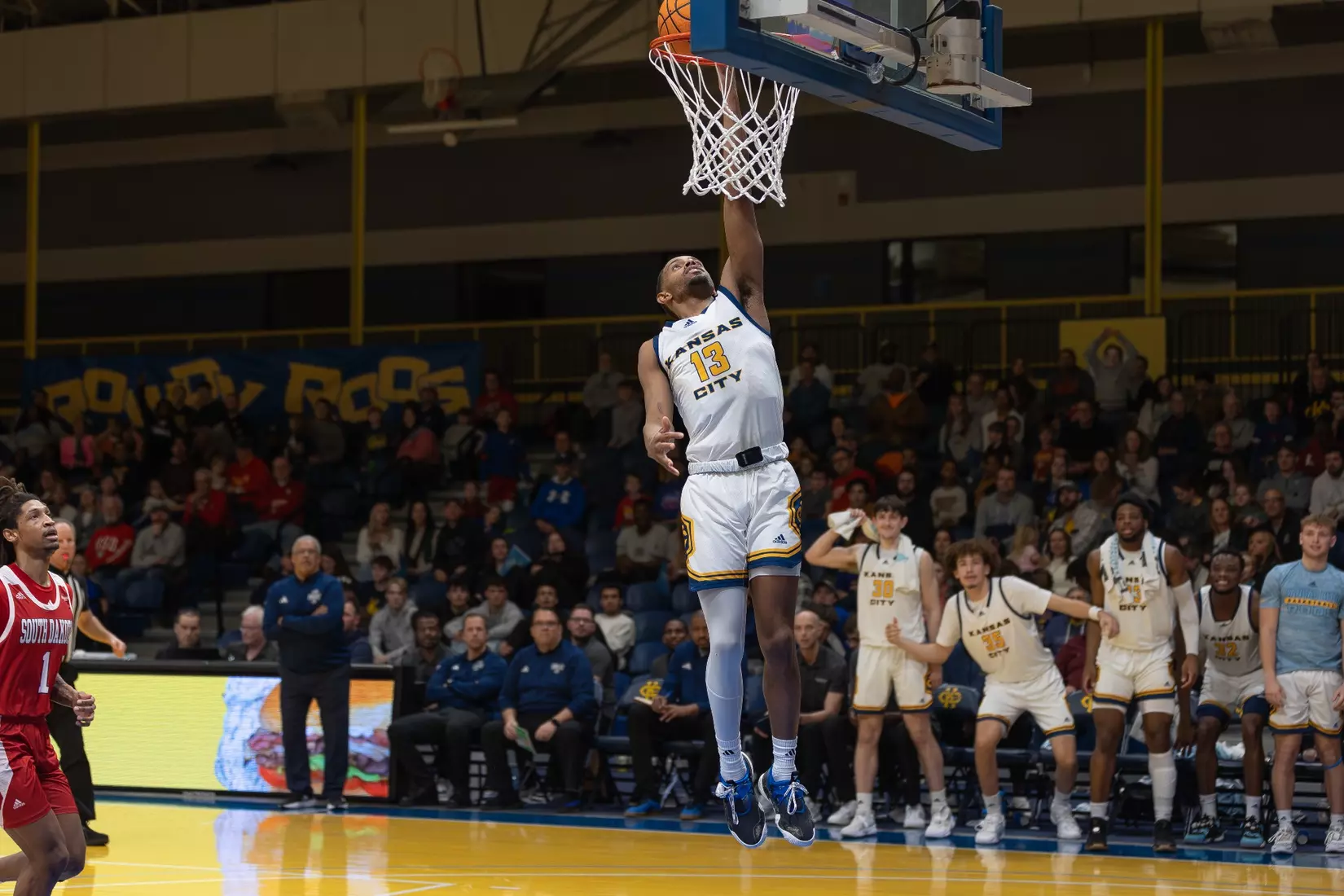 Kansas City Men’s Basketball used a career-high 21 points from Jayson Petty to blow past South Dakota, 81-57, on Jan. 27, 2024.