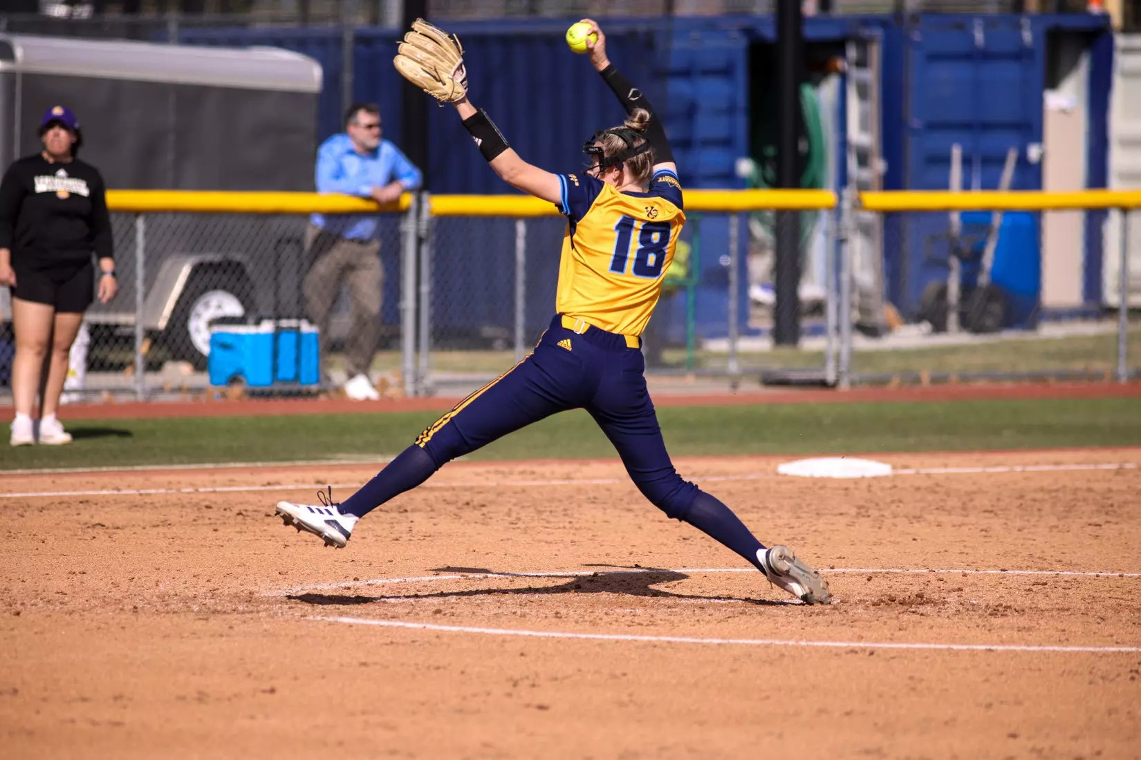 Kansas City Softball picked up its first home win of the 2024 season with a 2-0 victory over Western Illinois on Mar. 12.