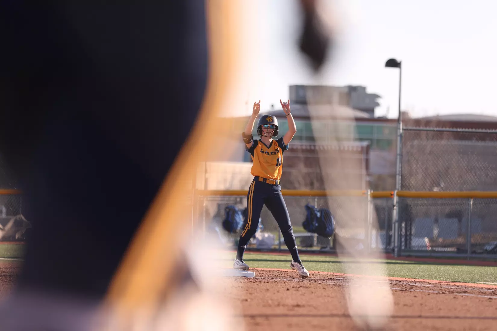Kansas City Softball defeats Creighton, 3-2, with a walk-off victory in the eighth inning.