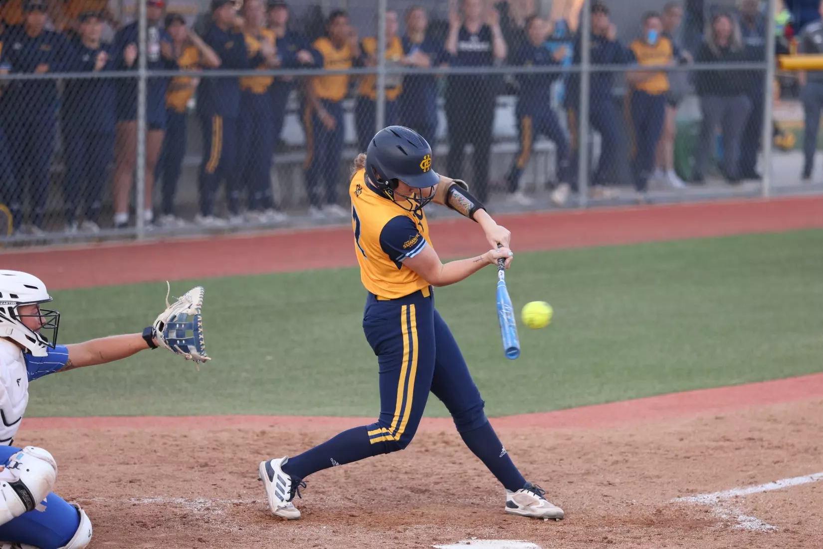Kansas City Softball defeats Creighton, 3-2, with a walk-off victory in the eighth inning.