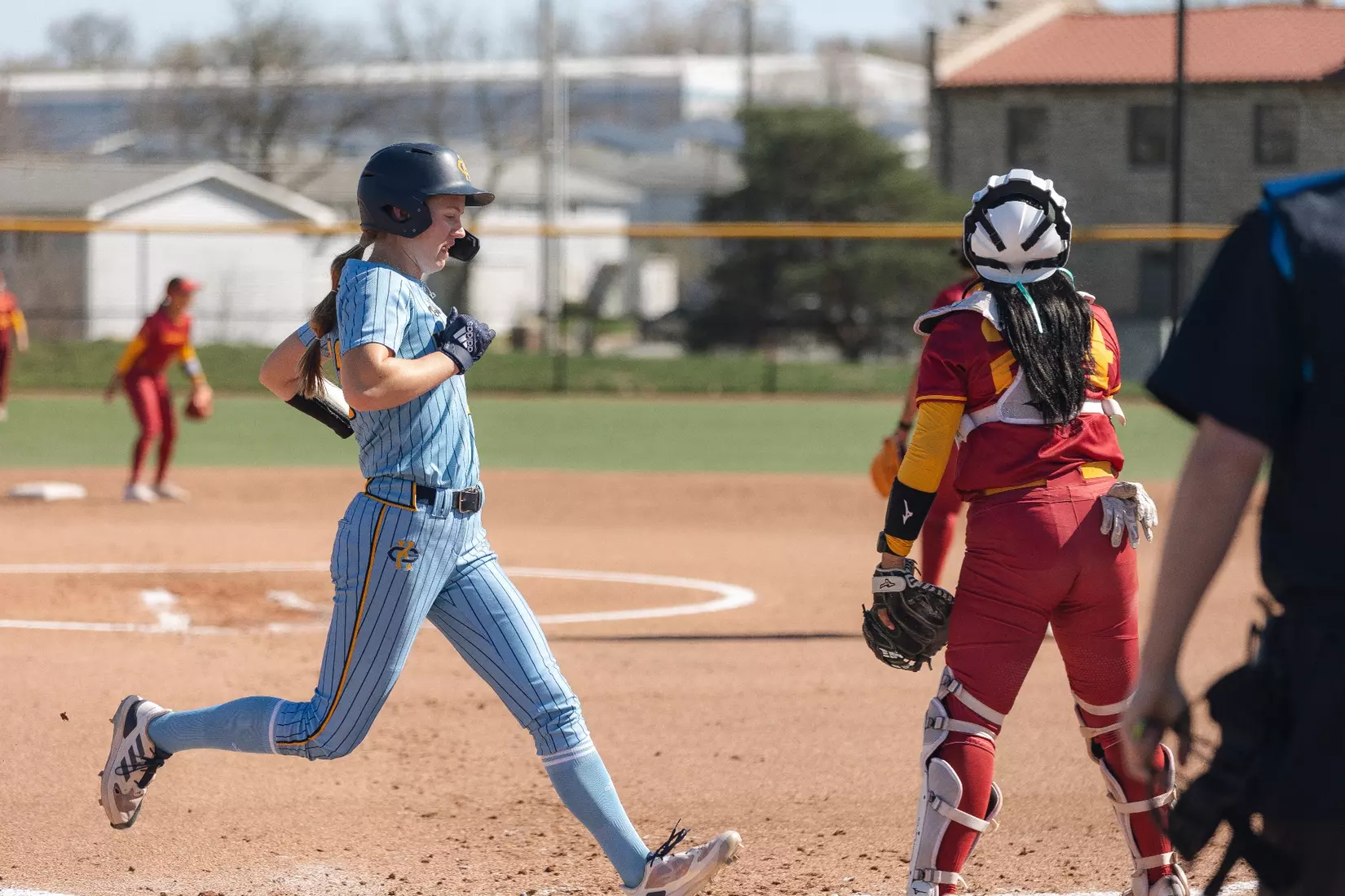 Kansas City Softball used a complete game from Katie Noble to run past Iowa State, 7-3, on March 20, 2024.