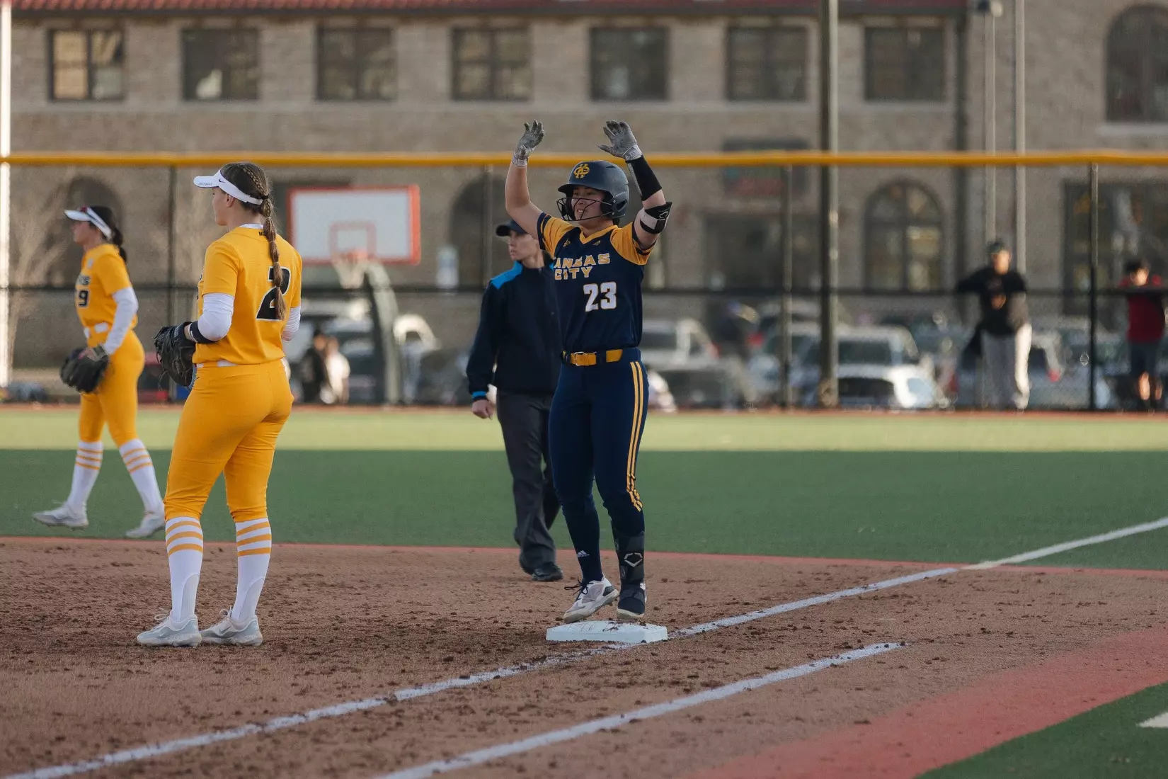 Kansas City Softball fell to nationally-ranked Missouri in the Roos' 2024 home opener on Mar. 6.