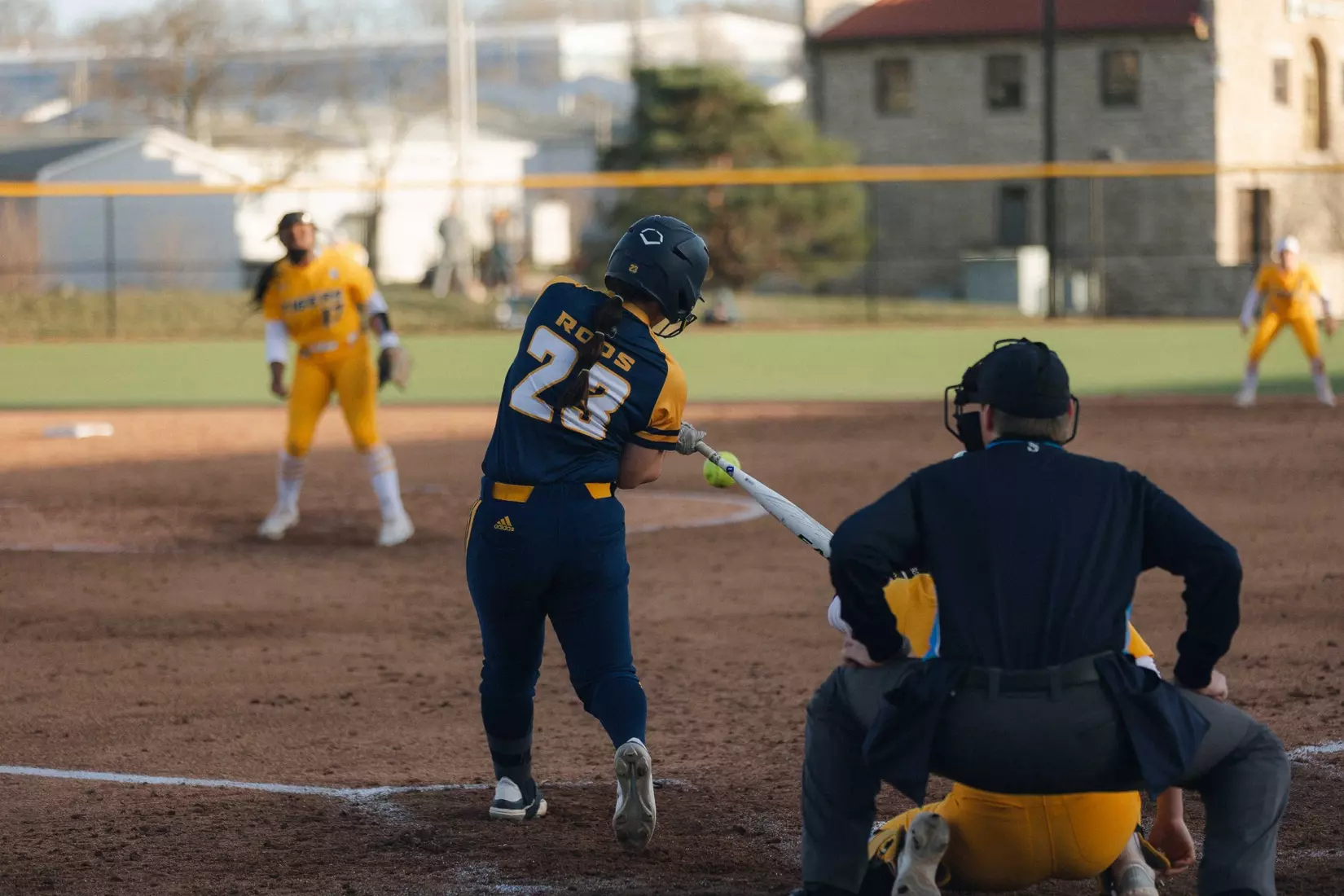 Kansas City Softball fell to nationally-ranked Missouri in the Roos' 2024 home opener on Mar. 6.