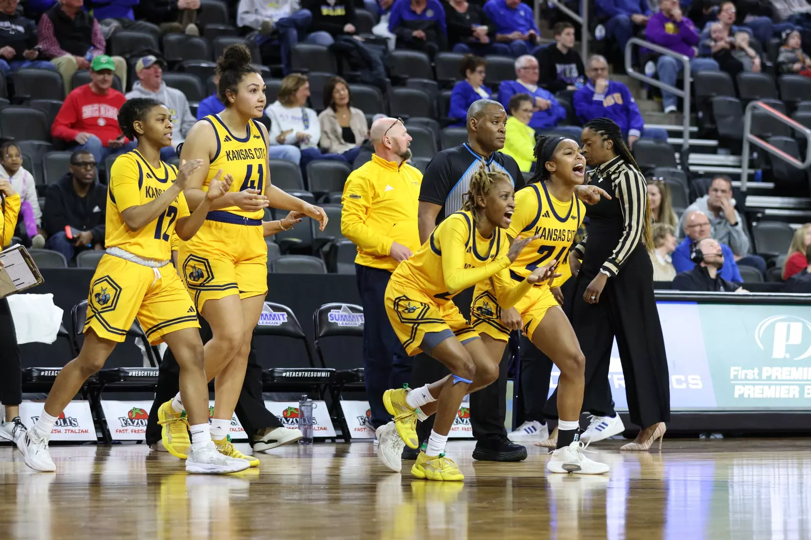Kansas City Women's Basketball falls to No. 9 Omaha, 61-55, in the first round of the Summit League Conference Tournament.