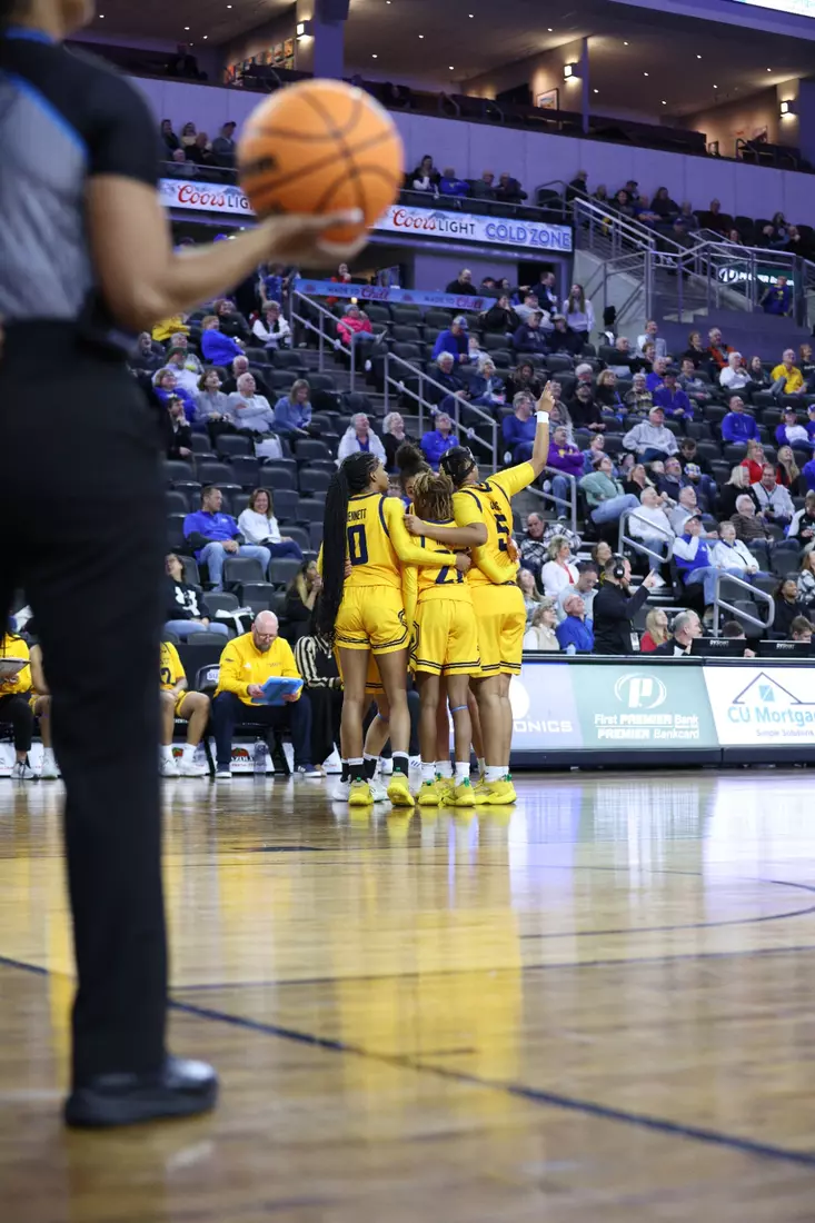 Kansas City Women's Basketball falls to No. 9 Omaha, 61-55, in the first round of the Summit League Conference Tournament.
