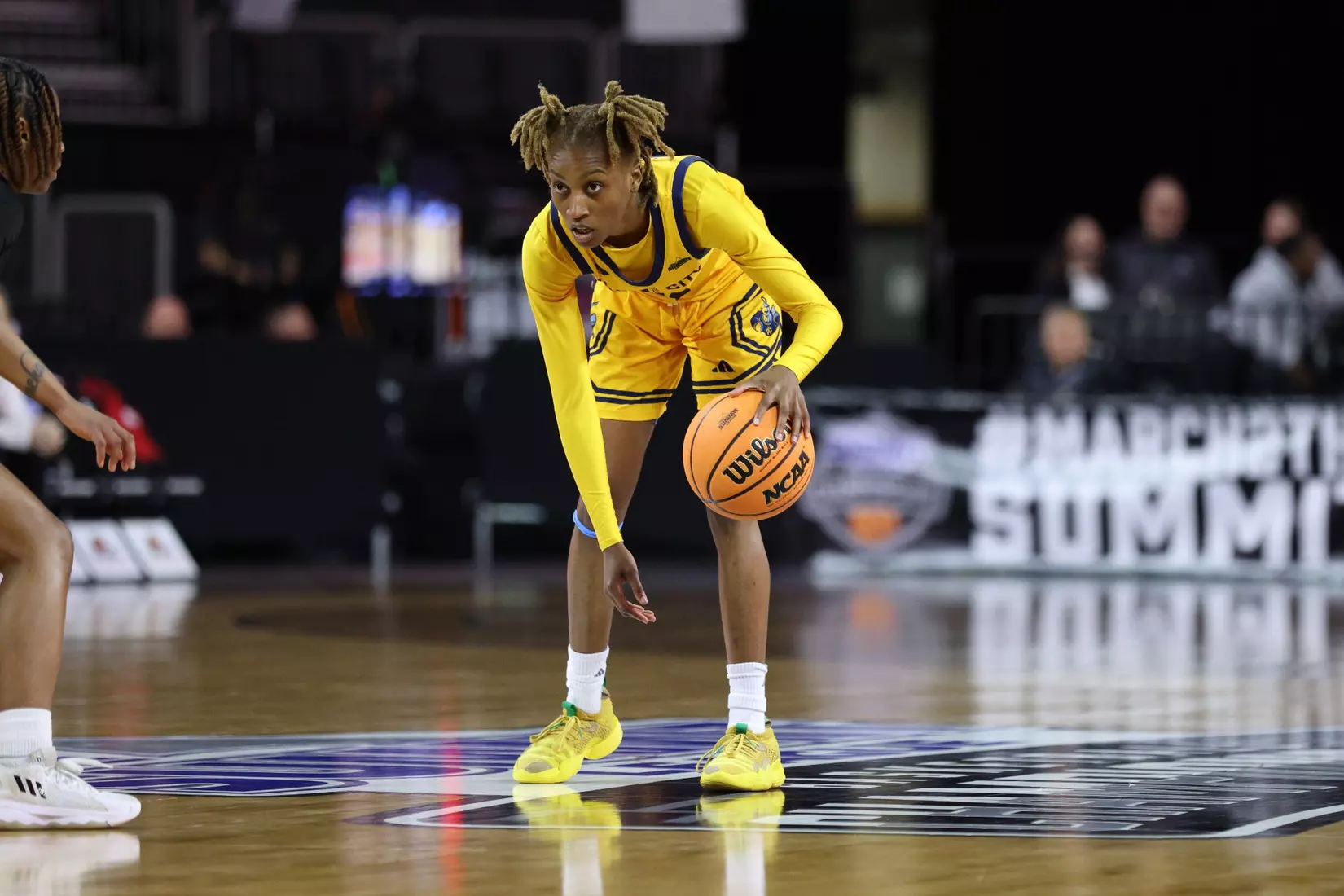 Kansas City Women's Basketball falls to No. 9 Omaha, 61-55, in the first round of the Summit League Conference Tournament.