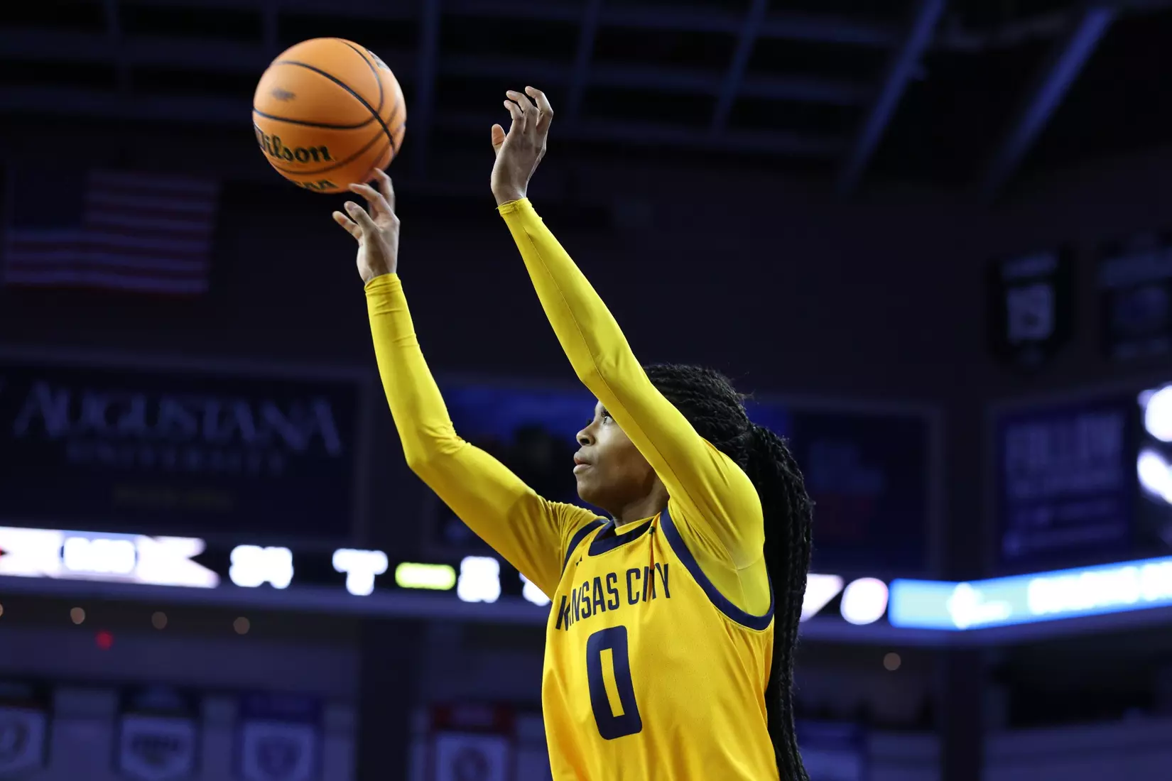 Kansas City Women's Basketball falls to No. 9 Omaha, 61-55, in the first round of the Summit League Conference Tournament.