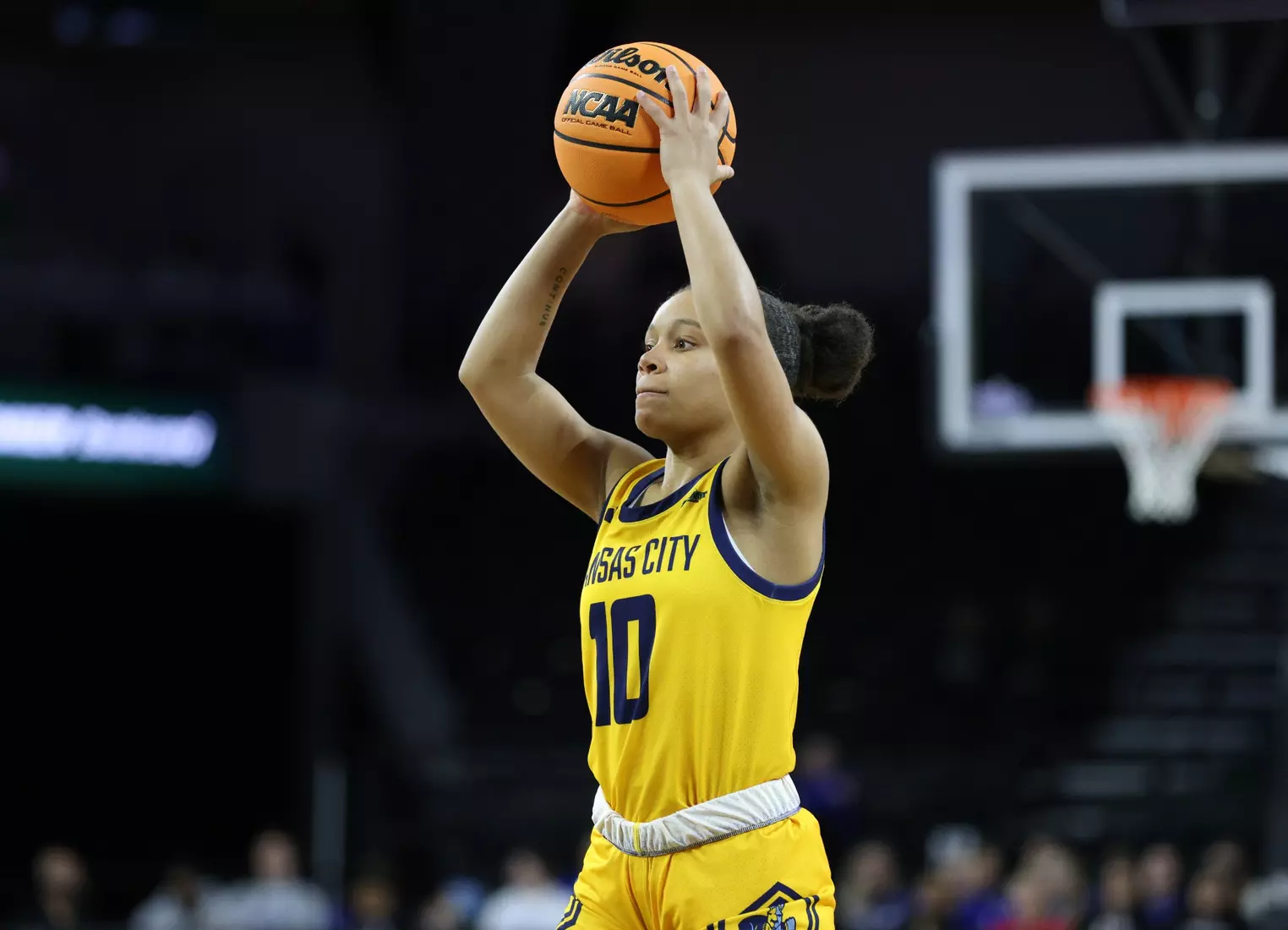 Kansas City Women's Basketball falls to No. 9 Omaha, 61-55, in the first round of the Summit League Conference Tournament.