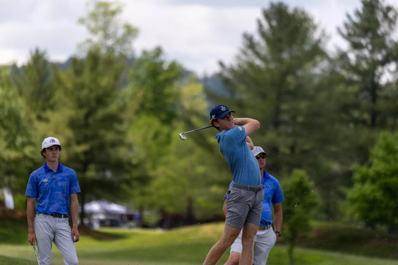 Kansas City Men's Golf repeated as Summit League Champions on April 30, 2024, behind a Championship MVP performance from Mesa Falleur and All-Championship showings from Lucas Dutartre and Max Cooper.