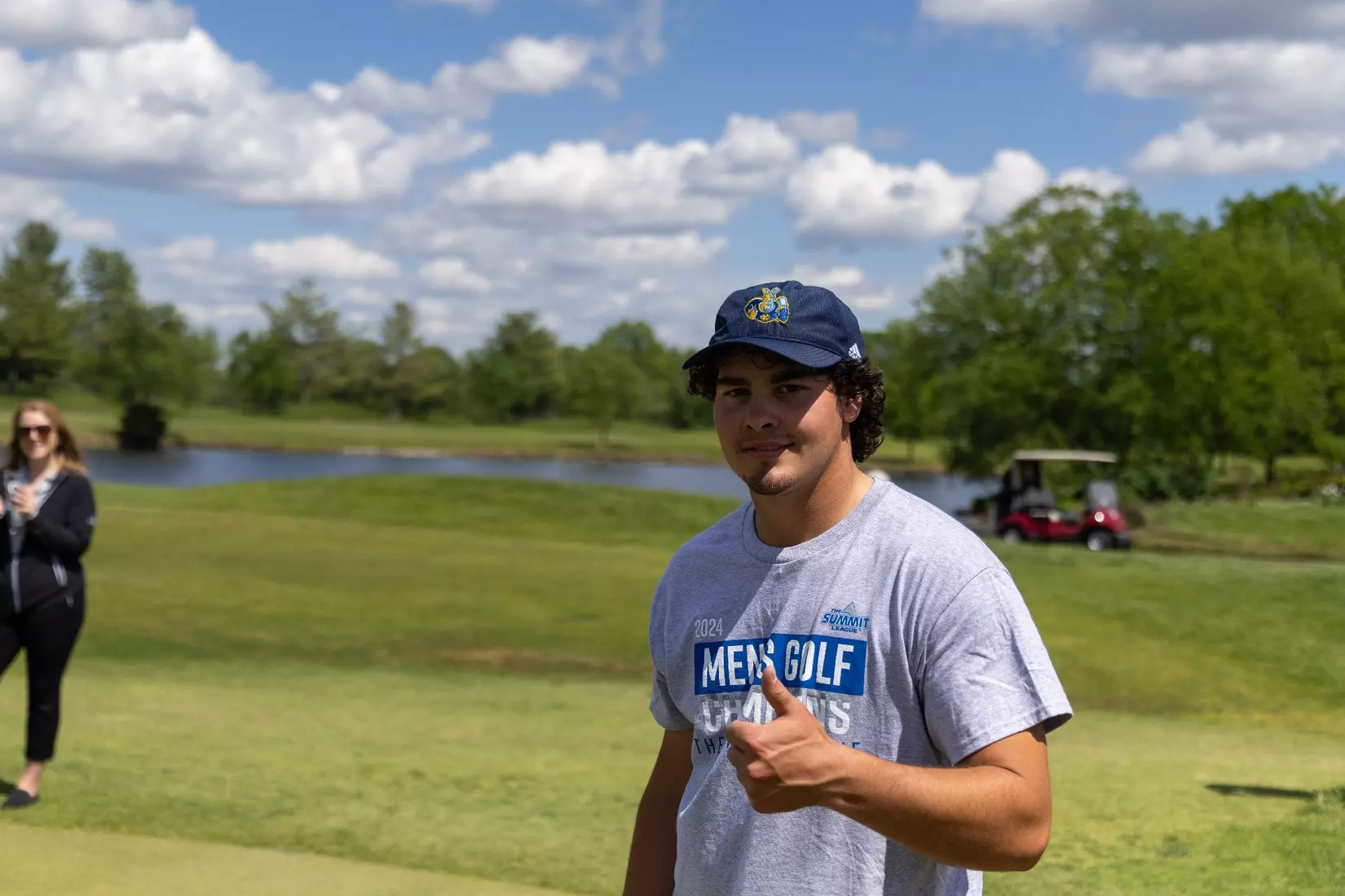 Kansas City Men's Golf repeated as Summit League Champions on April 30, 2024, behind a Championship MVP performance from Mesa Falleur and All-Championship showings from Lucas Dutartre and Max Cooper.