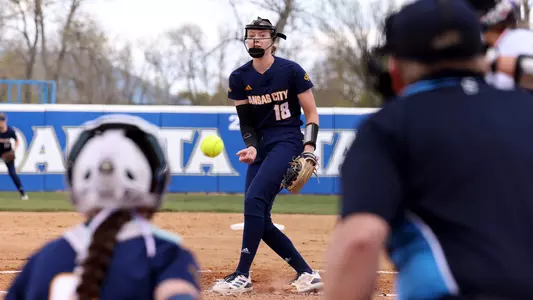 BROOKINGS, SD: May 9: The Summit League Softball Tournament on May 9, 2024 in Brookings, SD. (Photo by Dave Eggen/Inertia)