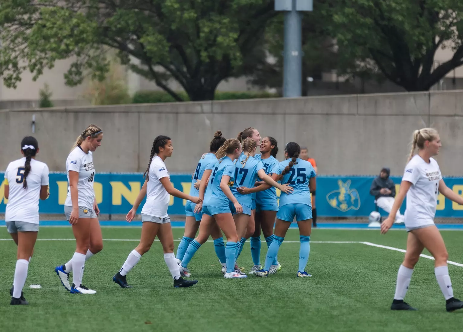 Kansas City Women's Soccer secured their sixth win of the season with a 4-1 victory over Northern Colorado. Goals came from Stedman, two from Benassi, and Page, sealing another strong performance for the Roos.