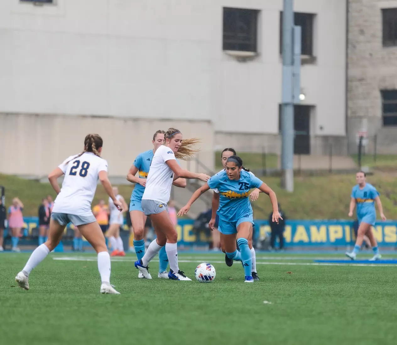 Kansas City Women's Soccer secured their sixth win of the season with a 4-1 victory over Northern Colorado. Goals came from Stedman, two from Benassi, and Page, sealing another strong performance for the Roos.