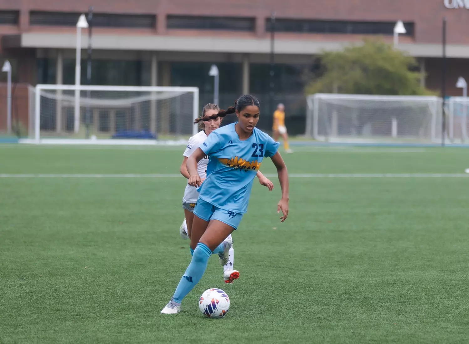 Kansas City Women's Soccer secured their sixth win of the season with a 4-1 victory over Northern Colorado. Goals came from Stedman, two from Benassi, and Page, sealing another strong performance for the Roos.