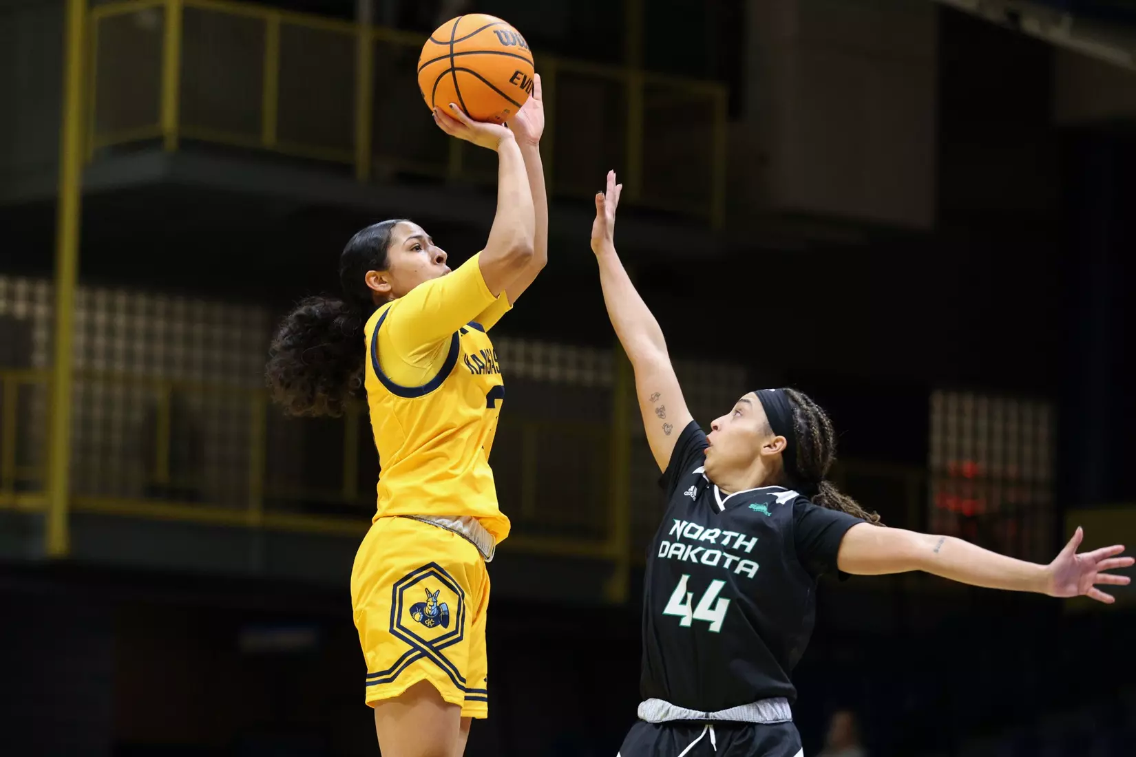 Kansas City Women's Basketball fell to North Dakota 60-63 in its home opener. Alayna Contreras led the Roos from the field with 16 points.