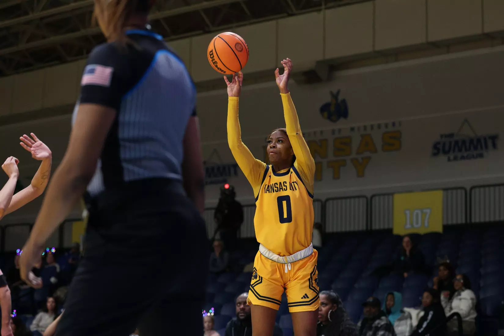 Kansas City Women's Basketball fell to North Dakota 60-63 in its home opener. Alayna Contreras led the Roos from the field with 16 points.