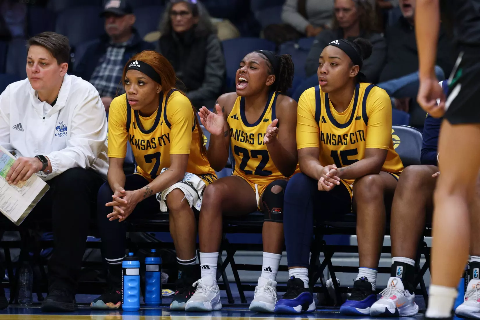 Kansas City Women's Basketball fell to North Dakota 60-63 in its home opener. Alayna Contreras led the Roos from the field with 16 points.