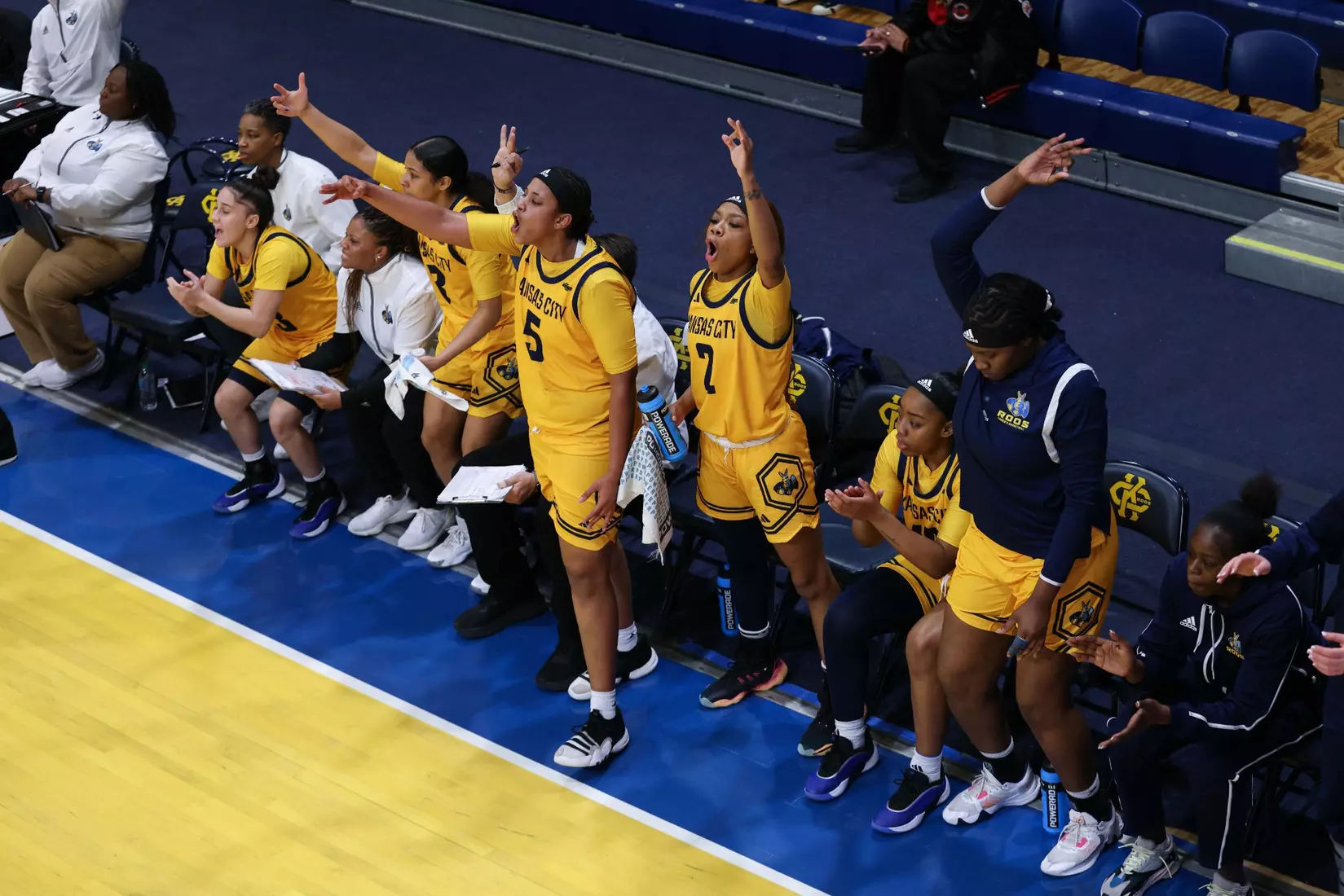 Kansas City Women's Basketball fell to North Dakota 60-63 in its home opener. Alayna Contreras led the Roos from the field with 16 points.