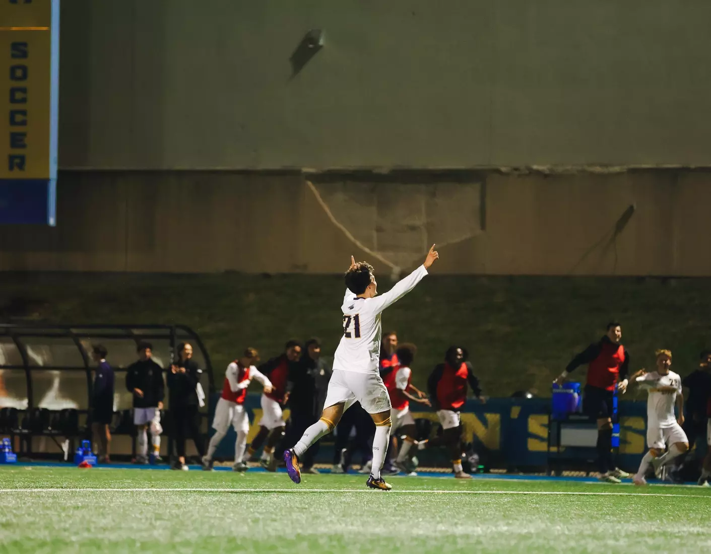 Raphael Kistmann, Timothy Ospina, and Wade Muttitt — all seniors — each scored to lead the team to a 3–1 victory over St. Thomas on October 18th, 2025.