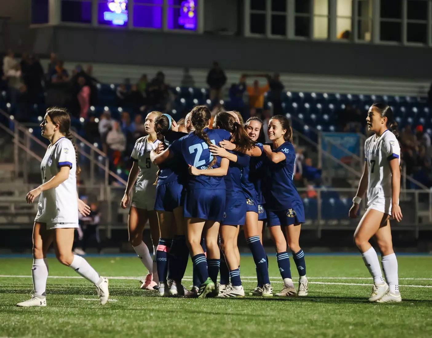 Olivia Platt netted a goal off an assist from Riley Porter as the Roos tied the Jackrabbits on October 23, 2025.
