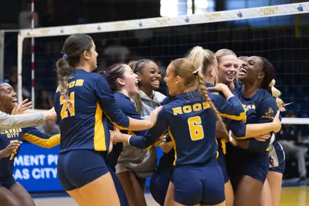UMKC volleyball battled through a thrilling five-set match against North Dakota on October 4, coming out on top with an electric home-court win. The Roos showed grit and teamwork from start to finish, keeping fans on their feet in Swinney Center.