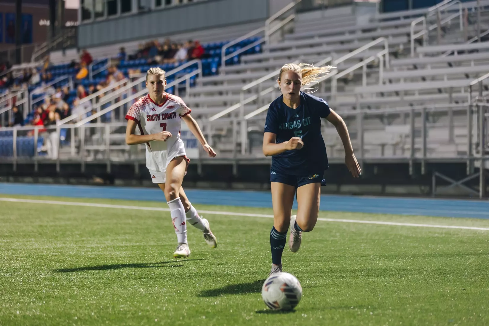 Women’s soccer finishes in a 1–1 draw with South Dakota on October 9, 2025