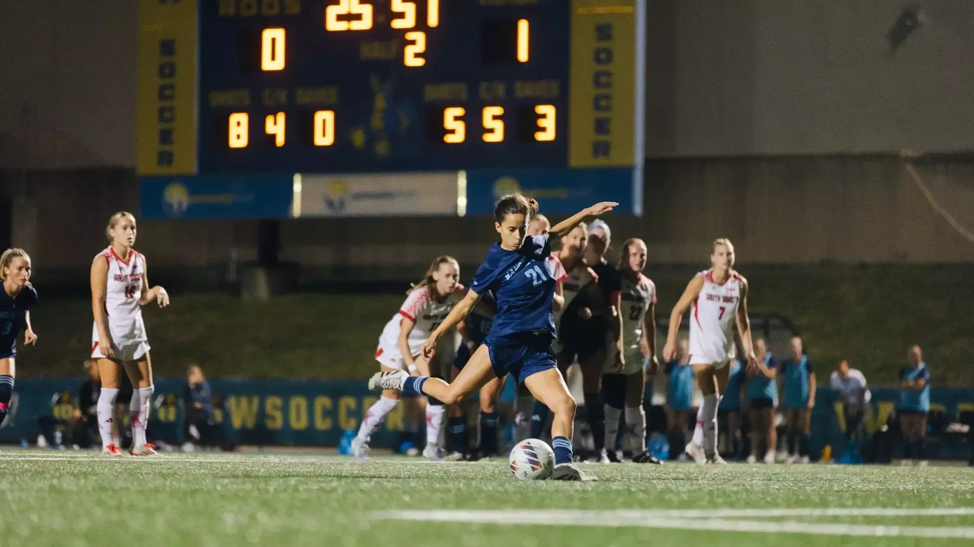 Women’s soccer finishes in a 1–1 draw with South Dakota on October 9, 2025