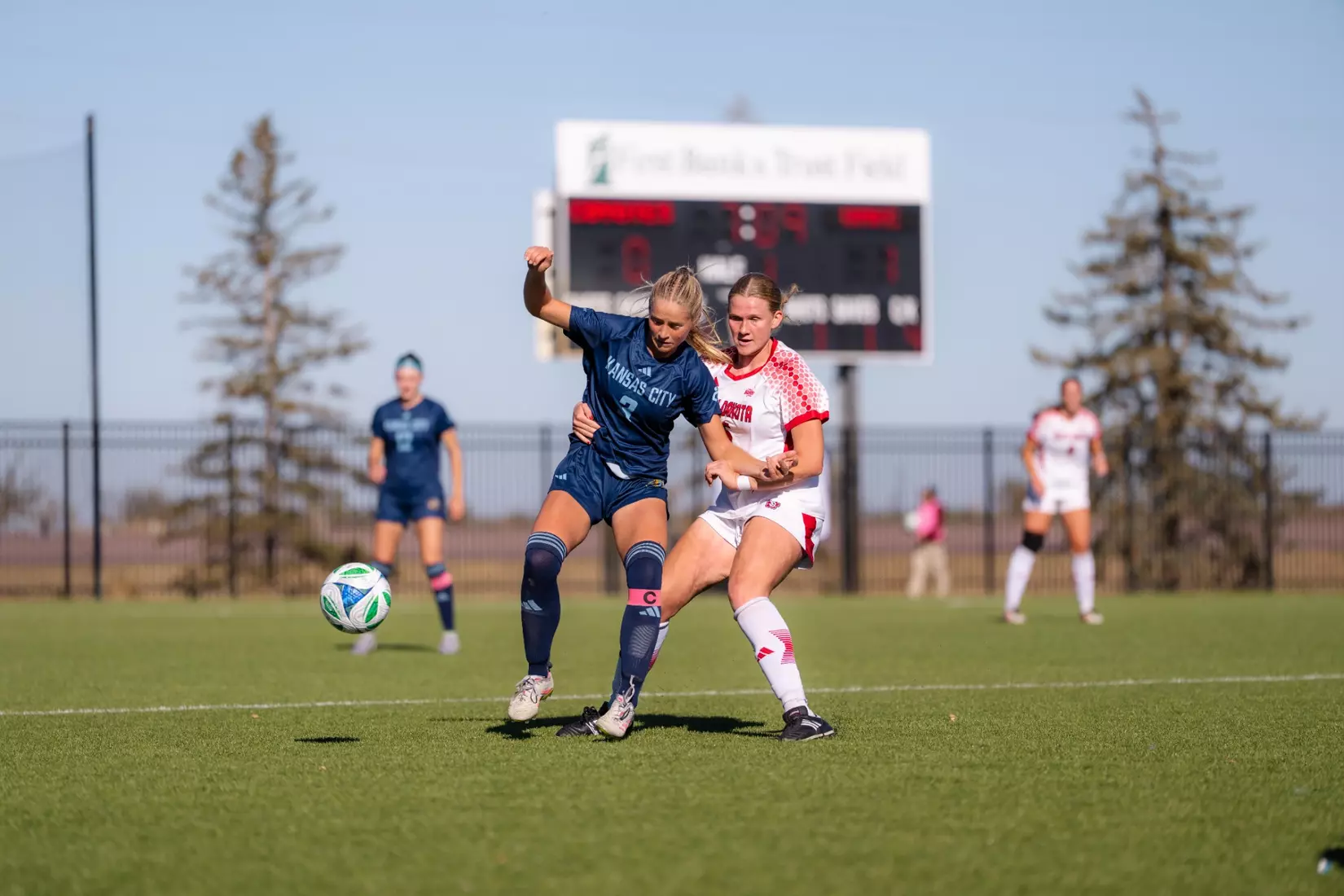Kansas City Women's Soccer took down fourth-seeded South Dakota, 1-0 on Nov. 2, 2025. The Roos used a 16th minute goal from Olivia Platt and a clean sheet from Anika Patton to move on to the Summit League Semifinals for the first time in program history.