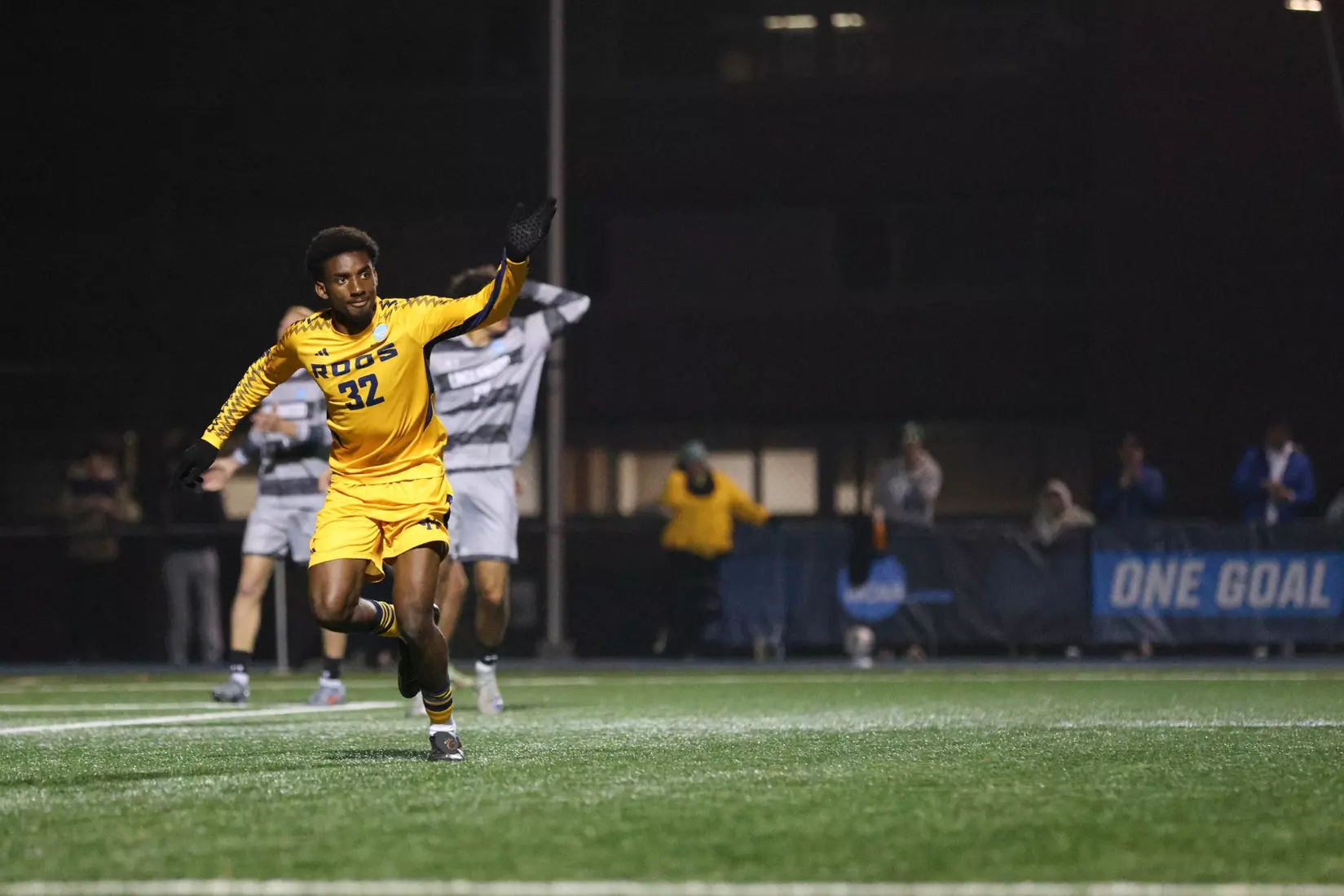 The Roos hosted their first NCAA Championship game in program history, marking a major milestone during only its second trip to the NCAA Tournament. The Roos secured a 1–0 win over Lindenwood behind steady possession and disciplined defensive play. This further advances them into postseason action and highlights the program’s continued growth on the national stage. They will next play at Stanford on Nov. 23 at 7 p.m. CST.