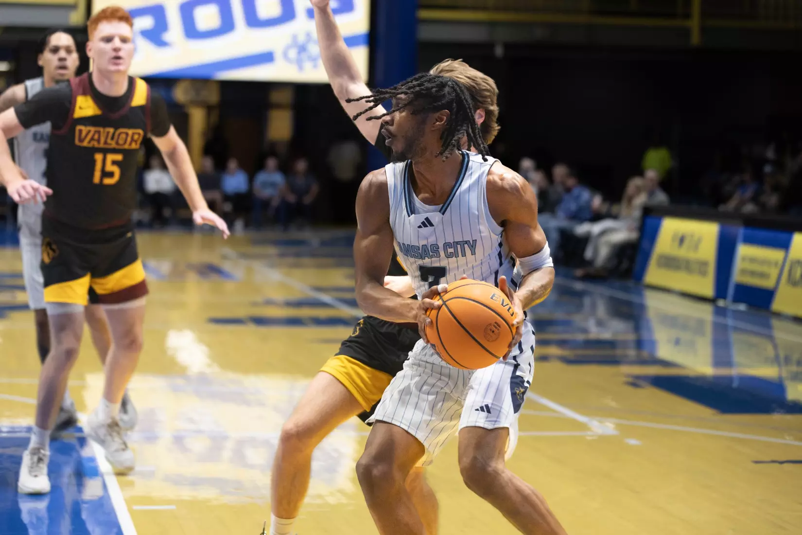 With the basketball season coming to a start, the KC Roos played against the Evangel Valors in the home opener. The Roos won with a final score of 80-74, making a strong start to the season.