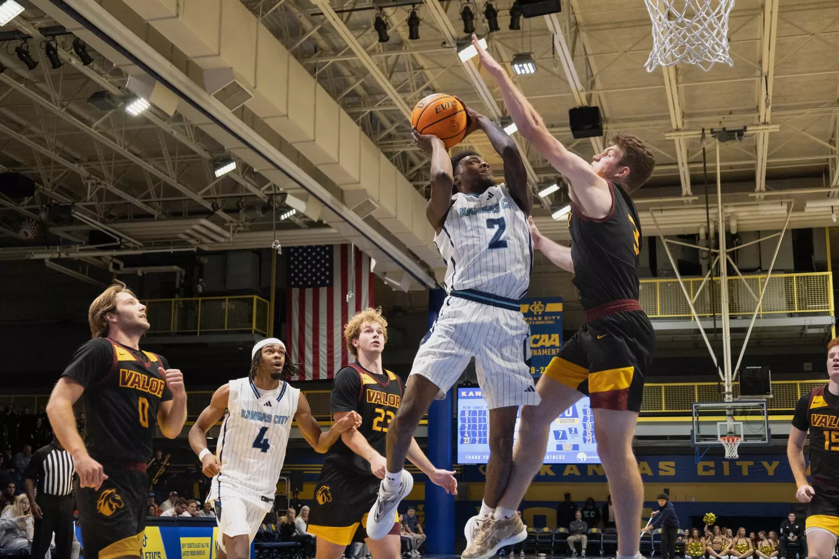 With the basketball season coming to a start, the KC Roos played against the Evangel Valors in the home opener. The Roos won with a final score of 80-74, making a strong start to the season.