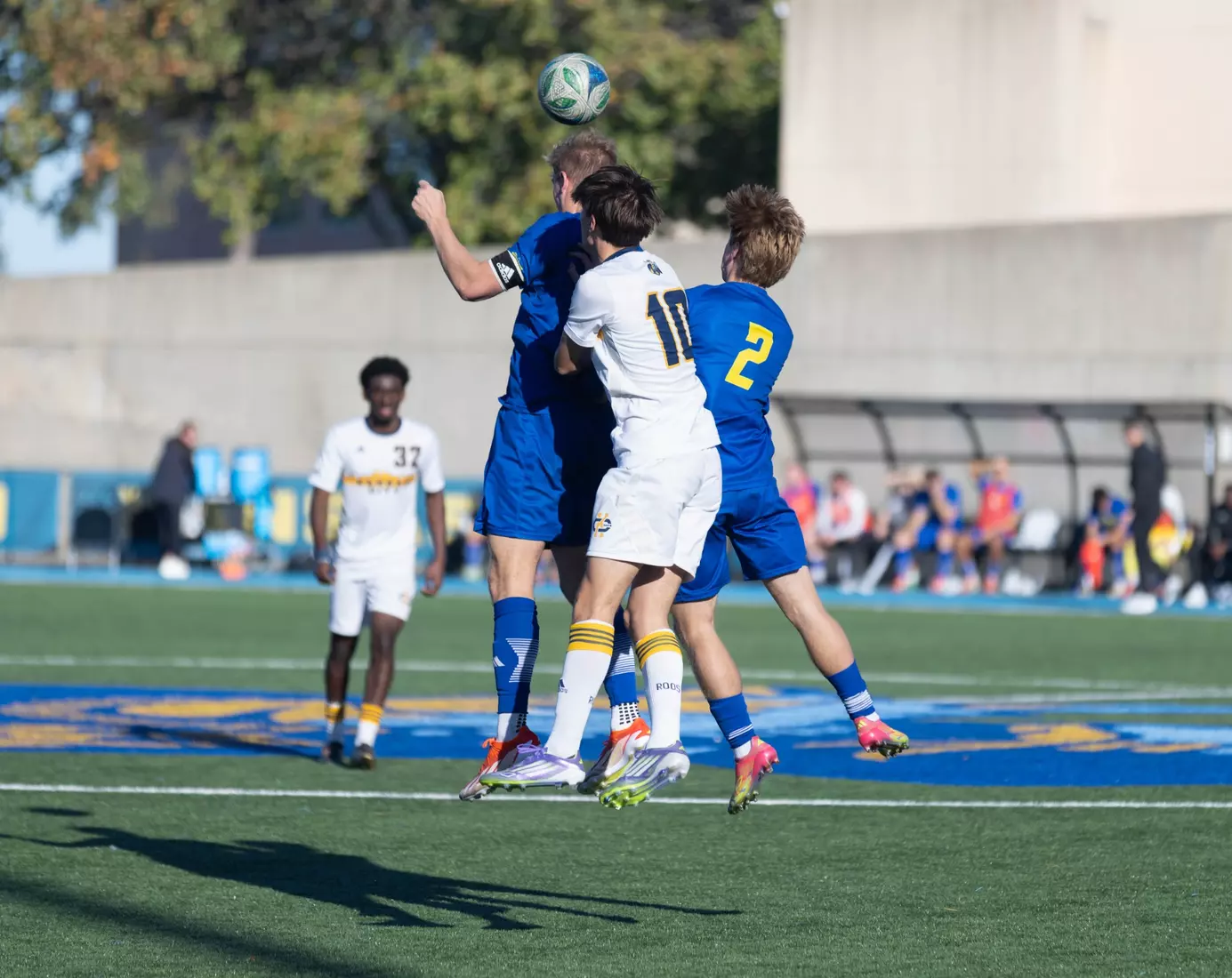 In the final game of the regular season, the Roos went up against the Delaware Blue Hens to fight for the Summit League Regular Season Championship. With a tough game at play, the Roos ended the game with a tie, securing their position as the 2025 Regular Season Champions.