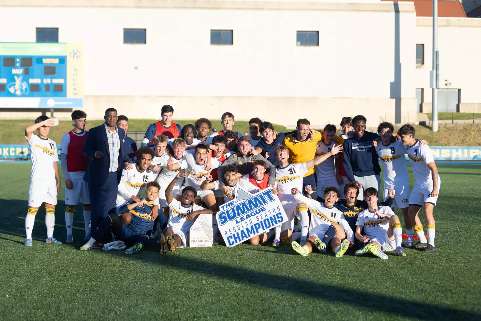 In the final game of the regular season, the Roos went up against the Delaware Blue Hens to fight for the Summit League Regular Season Championship. With a tough game at play, the Roos ended the game with a tie, securing their position as the 2025 Regular Season Champions.