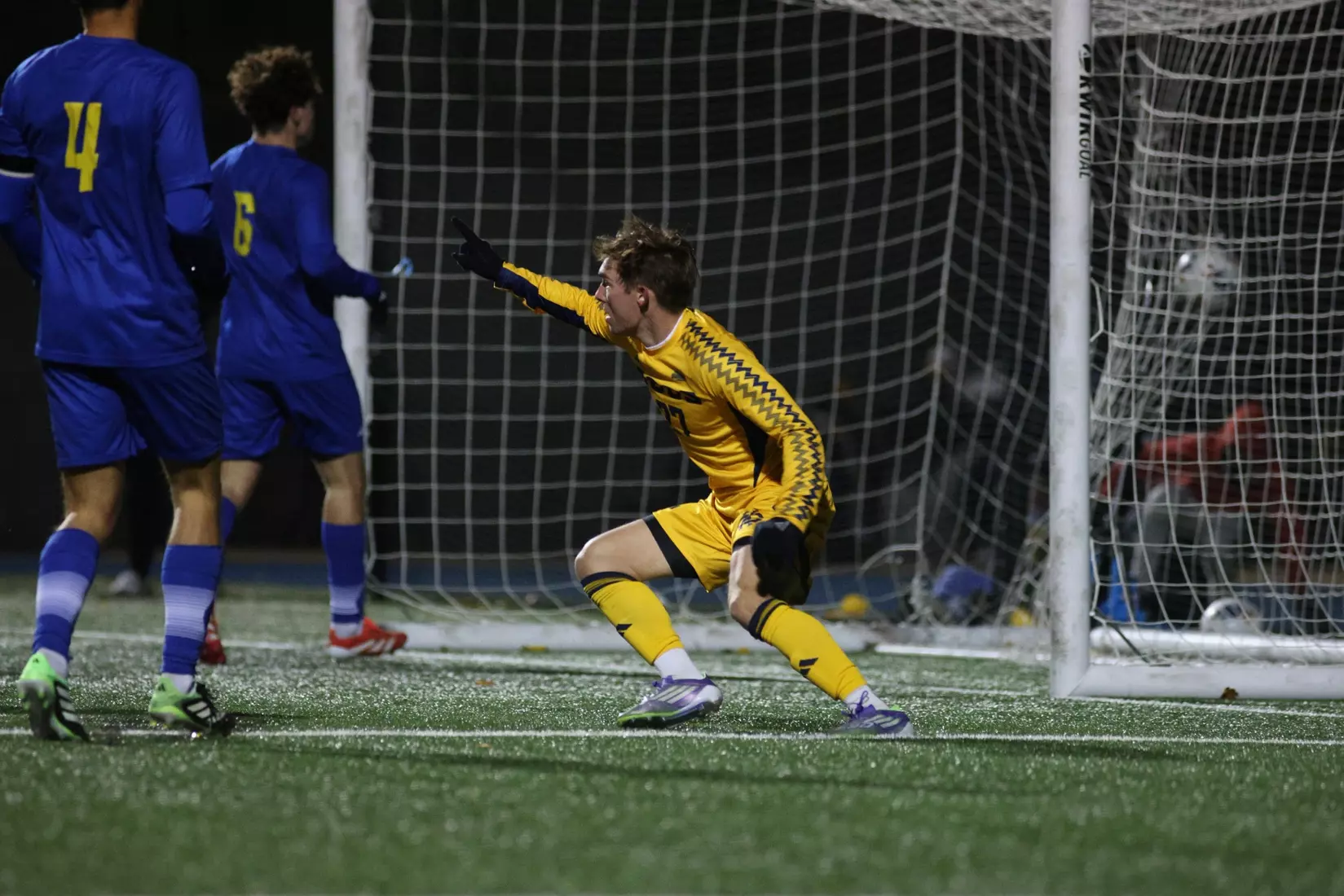 Kansas City Men's Soccer advanced to its fourth-straight Summit League Title Match on Nov. 9, 2025, defeating Delaware 2-0.