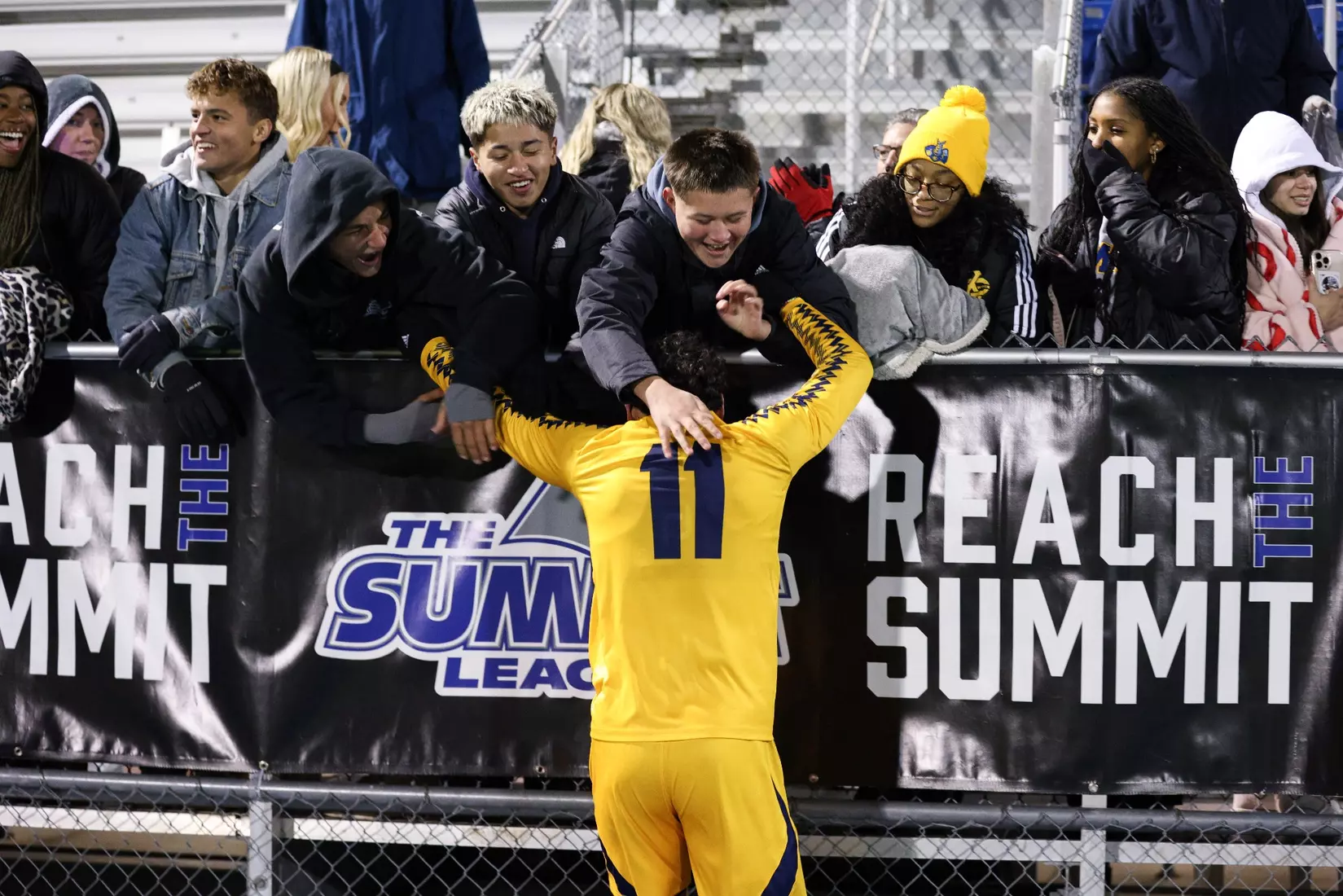 Kansas City Men's Soccer advanced to its fourth-straight Summit League Title Match on Nov. 9, 2025, defeating Delaware 2-0.