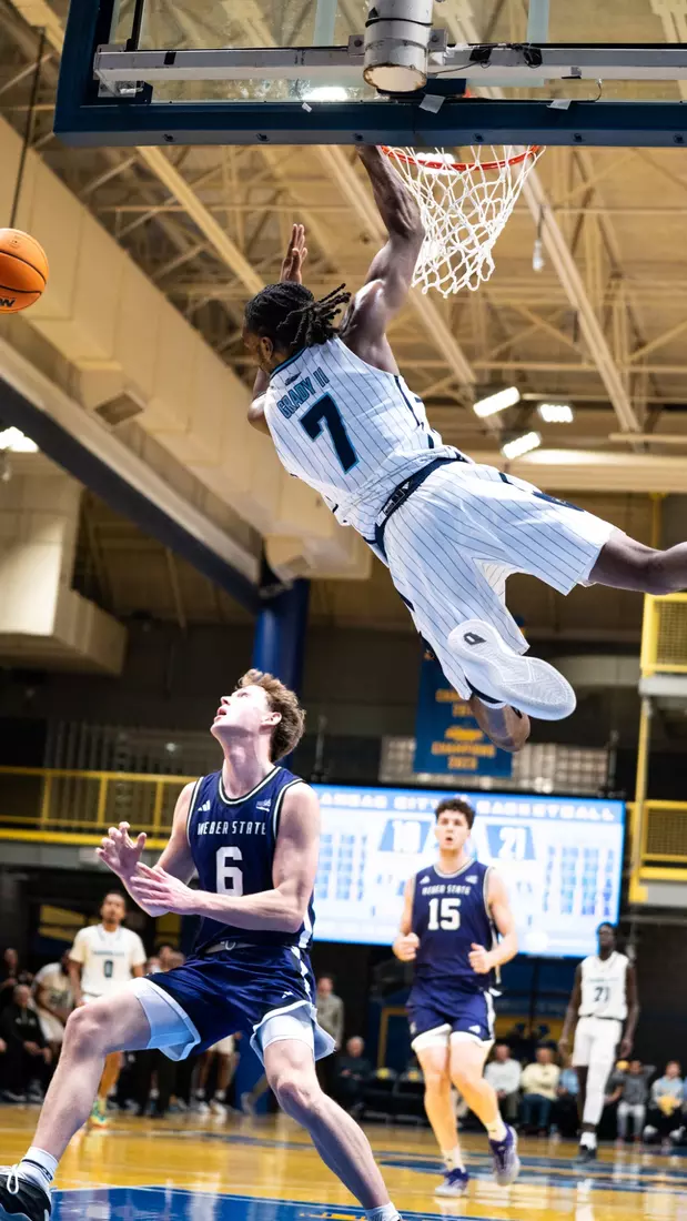 UMKC dropped a close one at home, falling 64–60 to Weber State.