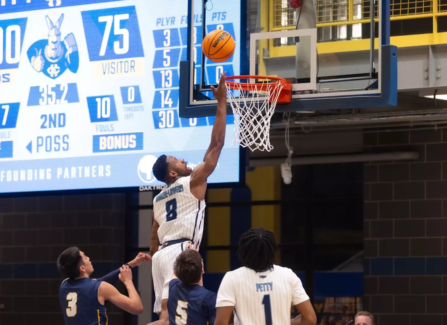 Kansas City Men's Basketball took down Spurgeon 102-75 on December 13, 2025, behind 20-point performances from Kasheem Grady and Jerome Palm.