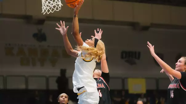Kansas City Roos' Women's Basketball dominated Omaha with a 61-59 win on December 31, 2025.